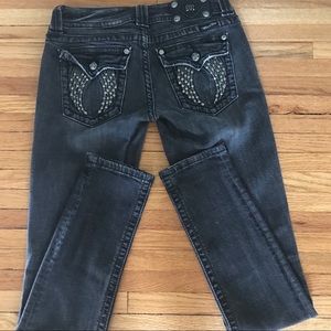 Miss Me Black wash jeans